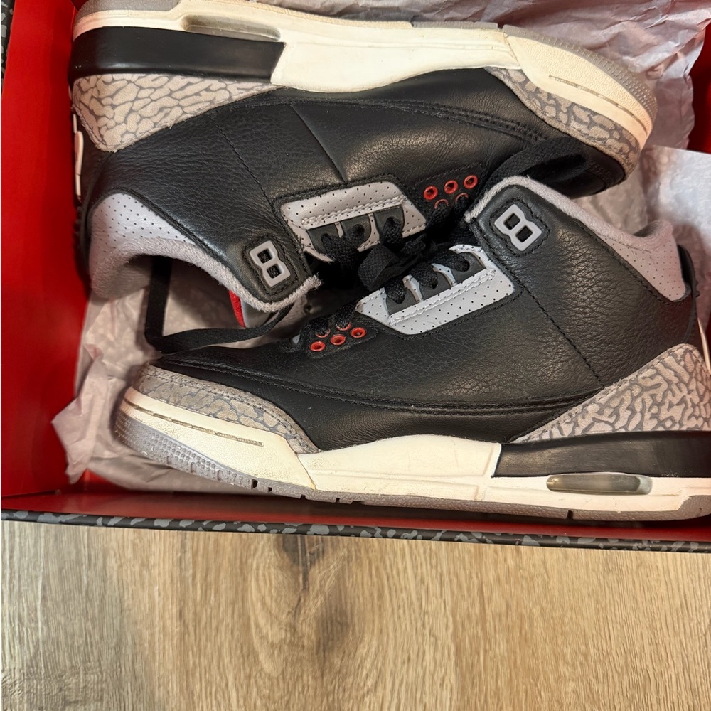 Jordan Black and Gray Sneakers